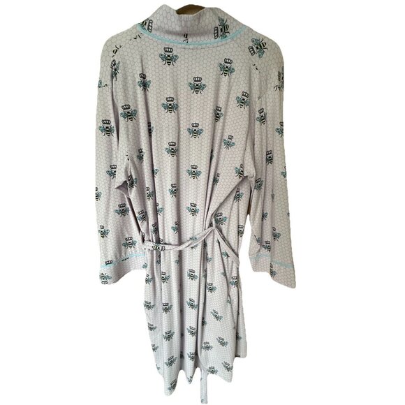 The Cat's Pajamas Queen Bee Robe Size Small / Med $136 Soft 100% Cotton Peru EUC - Picture 4 of 7